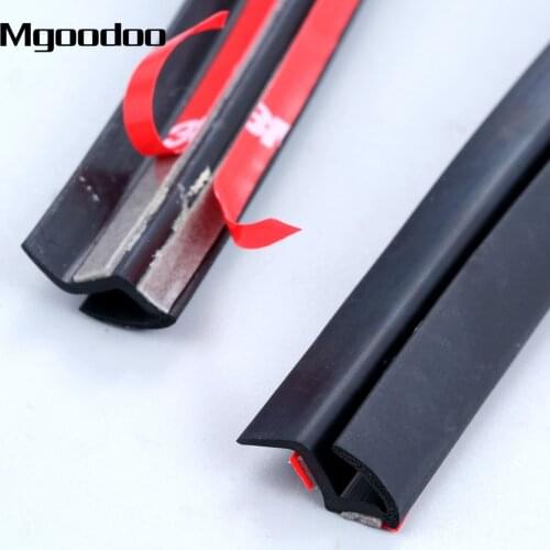Car Accessories 2M B Pillar Type Car Rubber Seal Strip Anti-Noise Auto Rubber Seals Dustproof Sealing Strips Car Styling