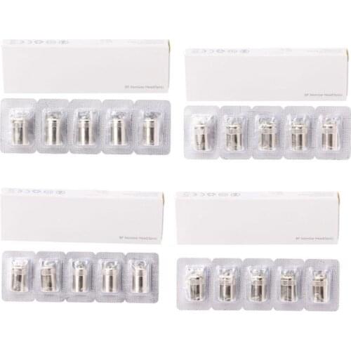 5Pcs/Set Replacement Coil Heads For AIO CUBIS BF SS316 0.5/0.6/1.0/1.5 Ohm