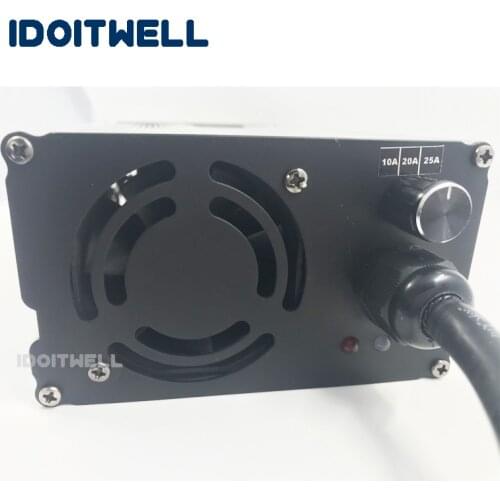 Customized 600W adjustable current Battery Charger 12V 25A 20A current 2 stages adjustable fast 12V battery charger with CE ROHS