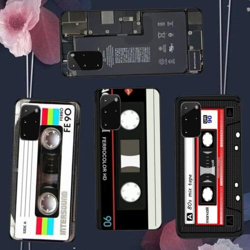 Classical Old Cassette tape Phone Case For Samsung S6 S7 edge S8 S9 S10 e plus A10 A50 A70 note8 J7 2017