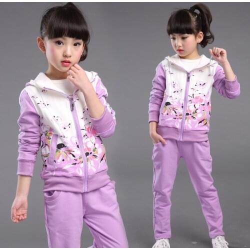 Clothing Set Girls Clothing Sets Sport Suit Children Jacket Kids Tracksuit For Girls Clothes Suit Children Clothes Child set