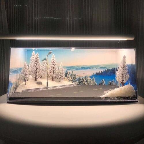 FTR 1:64 Winter Snow Mountain Background Assembly Model