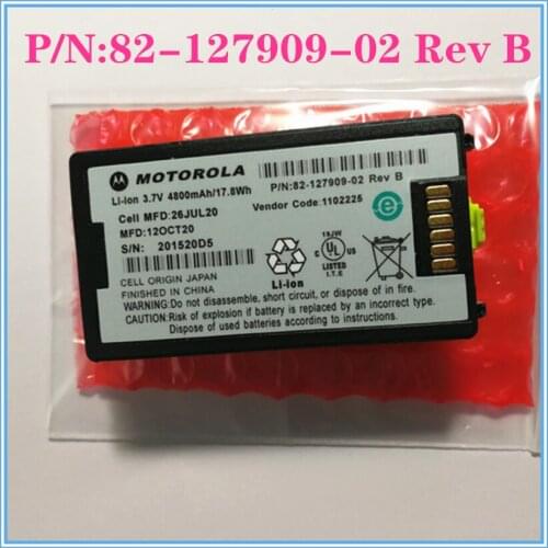 New P/N: 82-127909-02 Rev B 4800mAh Motorola Zebra Symbol MC3090 MC3190 MC3100 Thick Battery
