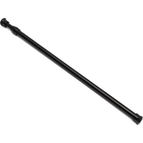 New Arrival Extendable Black Adjustable Spring Tension Rod Rail Pole Window Curtain Shower Curtain Wardrobe Bathroom Products