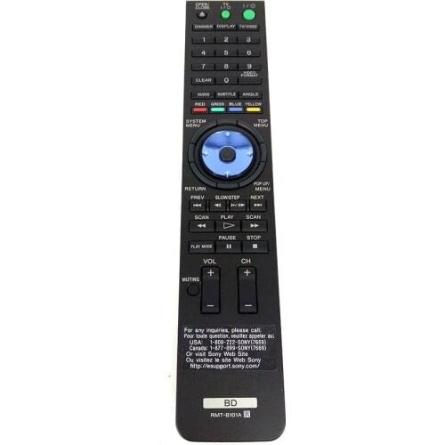 NEW Original RMT-B101A for Sony Blu-ray Remote Control for BDP-S300 BDP-S301 BDPS301 BDPS300
