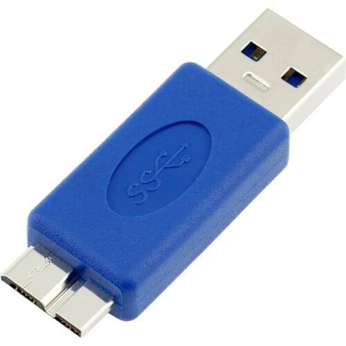USB 3.0 Type A Male to USB 3.0 Micro B Male Plug Connector Adapter USB3.0 Converter Adaptor AM to MicroB