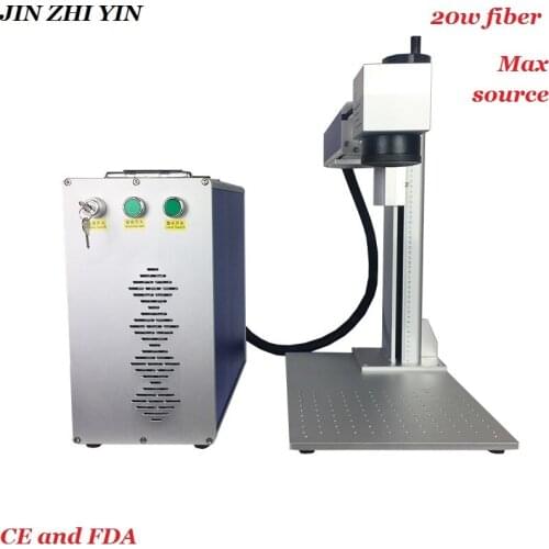 Portable 20w 30w fiber laser marking machine for watches bird leg bands gold silver jewelry fiber laser engraver free EZcad