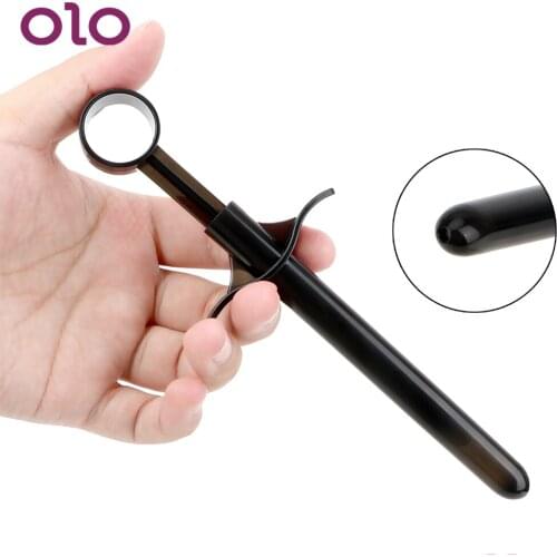 OLO 10ML Anal Plug Oil Launcher Inject lubricant Lubricant Injector Sex Toys For Men Women Anal Clean Tools