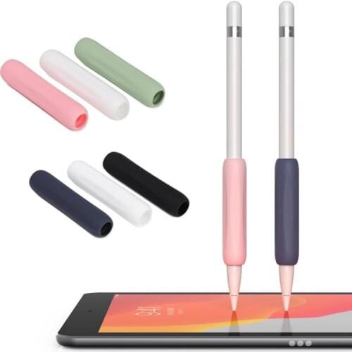 3Pcs/set Silicone Protective Cover for Apple Pencil 1 Anti-scratch Stylus Pen Grip Case for iPad Pro Air Pencil 1st Accessories