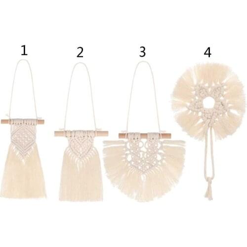 Nordic Hand-woven Boho Tassel Wall Hanging Ornaments Kids Room Decoration Wind Chimes Photo Props