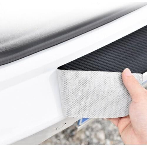 Sports Car trunk stickers Stickers For Nissan Qashqai Carbon Fiber Protector Decors Auto Sills Decals Film Accessories