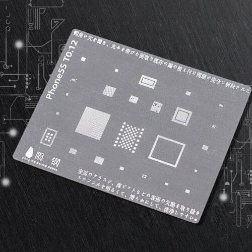 BGA Stencils for iphone 6 6s 7 7p 8 8p x High Quality BGA template Reballing Stencils Kit Motherboard Soldering repair tool