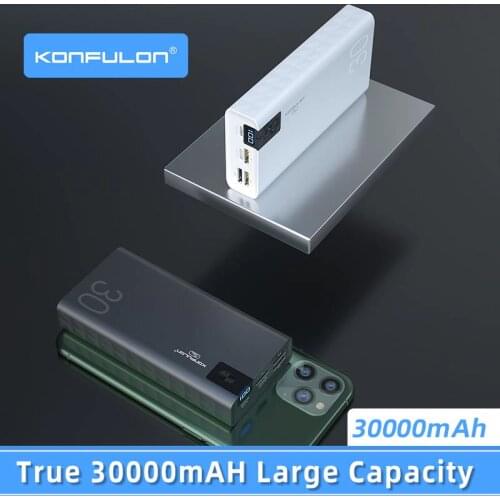 30000 Mah Power Bank Large Capacity Bank Power Fast Charge Bank Power External Battery Powerbank For Iphone12 xiaomi Samsung