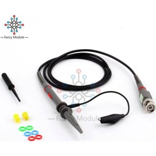 1PCS P6100 Oscilloscope Probe DC-6MHz DC-100MHz Precision Oscilloscope Probe Alligator Clip Test Probe