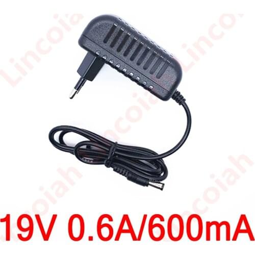 19V 0.6A 600mA Adapter charger Adaptor Vacuum Cleaner Part for ilife x5 v5 v5s v3 v5 pro a4s a4 V50 a6 V55 V5s pro Robot Vacuums
