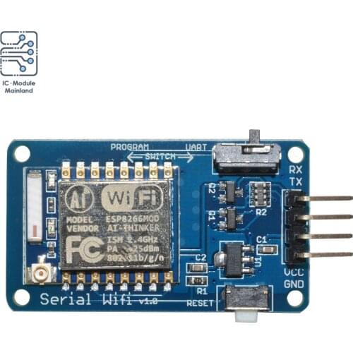 3.3V 5V ESP8266 ESP-07 Wifi Module V1.0 Serial Transceiver Wireless Board Module 8N1 TTL UART Port Controller For Arduino