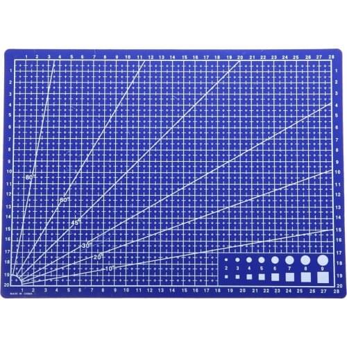A4 Grid Lines Self Healing Cutting Mat Craft Card Fabric Leather Paper Board For Model Making And Other Precise Jobs