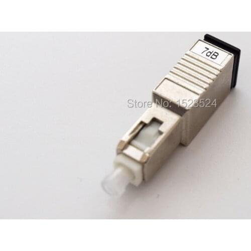 Free Shipping 5pcs/lot 7dB SC Female to Male Fiber Optic Attenuator LC Female Male Fiber Optic Attenuator