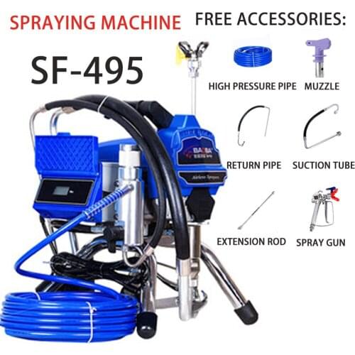 Electric High Pressure Airless Sprayer Multifunction Small Home Latex Paint Paint Coating Wall Painting Tools Brushless Motor