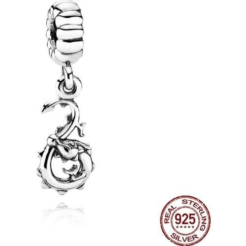 Hot Sale 925 Sterling Silver Zodiac Dragon Charm&Bead Fit Original 3mm Bracelet&Bangle For Women Birthday Fashion Jewelry Gift