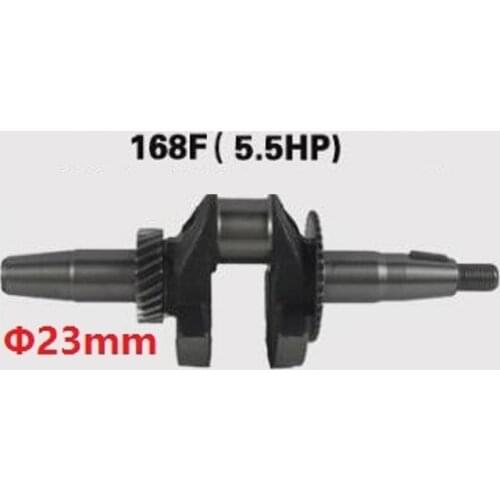 Fast Shipping conical degree 23mm Crankshaft gasoline engine 168F GX160 5.5HP use on Gasoline Generator suit for Chinese brand
