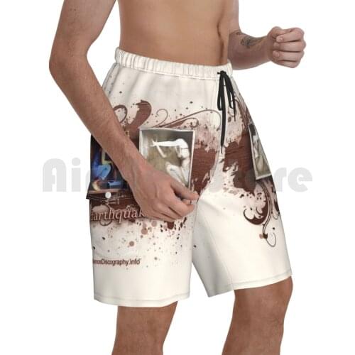 Little Earthquakes Design From Toriamosdiscography.info Beach Shorts Men Beach Pants Swimwear Tori Amos Discography