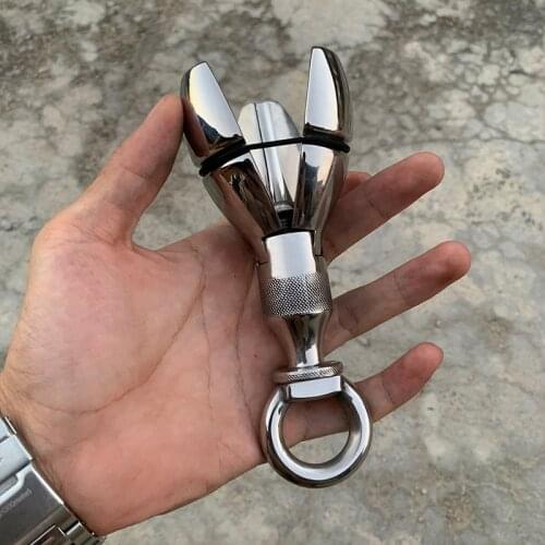 Metal Anal Dilator Adjustable Vaginal Expander Sex Toys For Women Butt Plug Vaginal Speculum Mirror Adjustable Size Anal Plug 18