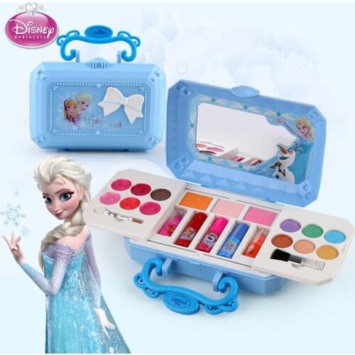 Disney girls frozen elsa anna real make up Set Toy kids snow White princess Tattoo stickers toy kids Gift