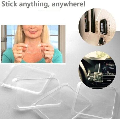 2020 New Sucker Hook Auxiliary Stickers Wall Car With Stickers Double-sided Adhesive For Mobile Phone Holder F4T9