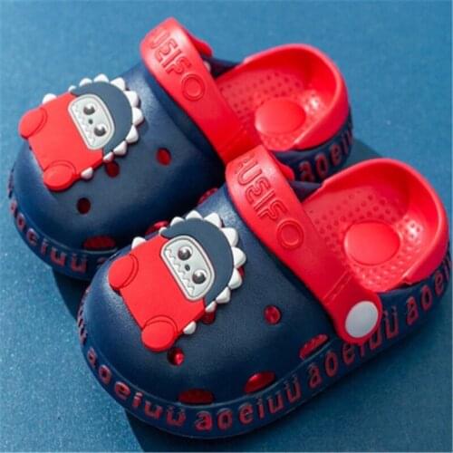 2021 Baby Boy Girls Cartoon Patterns Kid Hole Shoes Non-slip Summer Beach Accessory Casual slippers childrens Sandals New