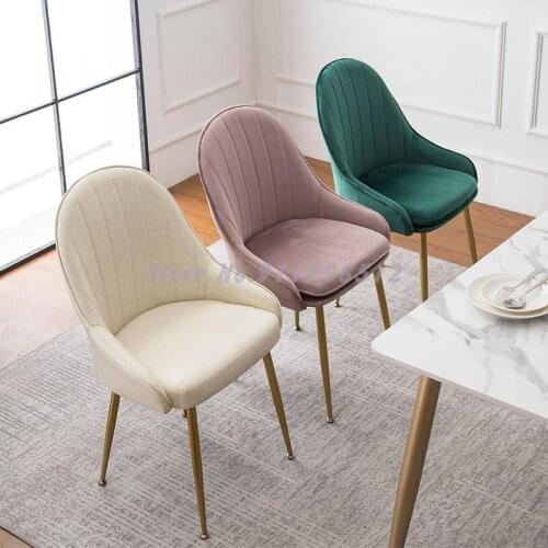 Nordic light ins the luxury of eat chair household of contemporary and contracted restaurant chair back of a chair chair net red