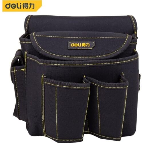 Deli Tool Kit Storage Tool Bag Hand Tools Box For An Electrician Waist Bag Suitcase For Tool Fluke Organizer Tools Assembly Belt