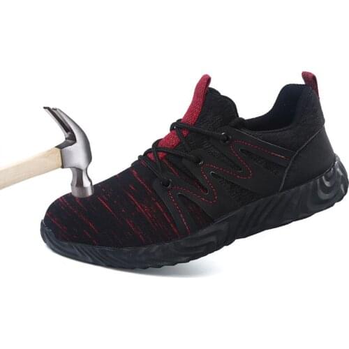 Outdoor Boots Hiking Shoes Man Safty Shoes Breathable Steel head Work Shoe Anti-piercing Trekking Shoe Outdoor Hunting Shoes