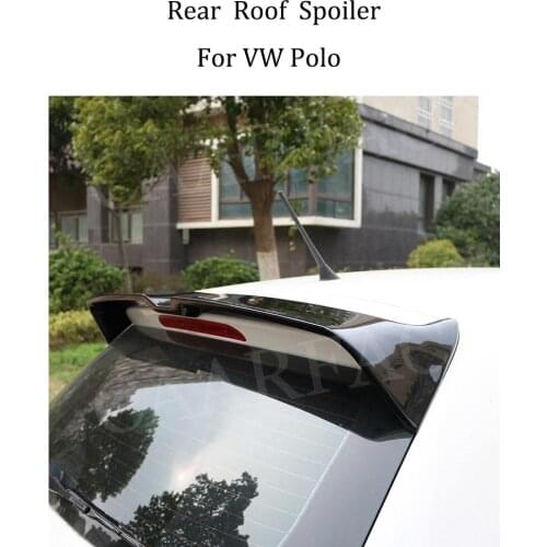 ABS Rear Roof Spoiler for Volkswagen VW Polo 2010-2016 Windshield Wings Car Styling
