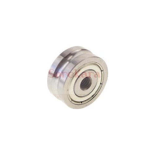 12*35*15.9mm U Groove width 8mm Guide Pulley Sheave Sealed Rail Ball Bearing