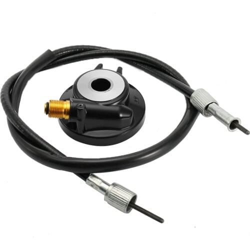 12mm high reliability Speedometer Drive Gear with Cable quality PC aluminum alloy Material fit for GY6 50cc 150cc Scooter Parts