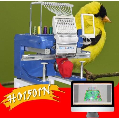 China 10 years service ! Happy business HOLiAUMA single head computerized embroidery machine China factory price supplierse