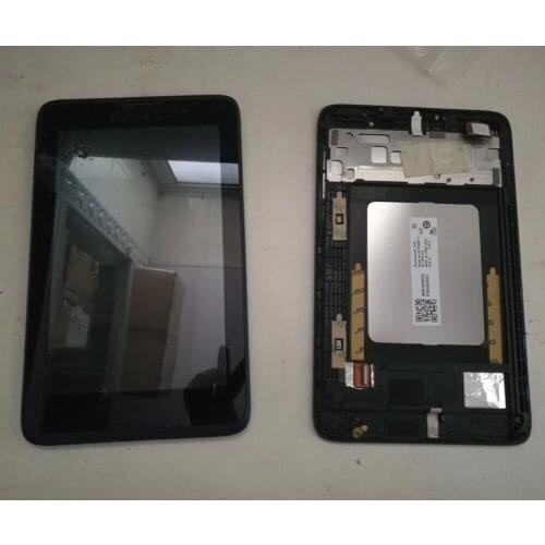 7 inch For Lenovo IdeaTab A3500 A3500-F A3500-H A7-50 Touch Screen Digitizer Glass + LCD Display Panel Assembly White Blue Frame