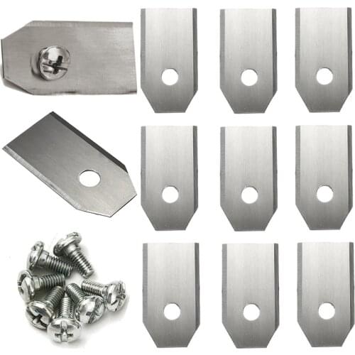 9PCS Stainless Steel 0.6MM Thick Lawn Cutter Blades For Automower Garden Lawn Mower Tools Part Accessories
