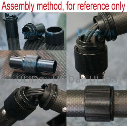 New 40mm CNC Aluminum Lateral Folding Arm Tube Joint Horizontal Fold for RC Multi-Copter Quadcopter Multirotor