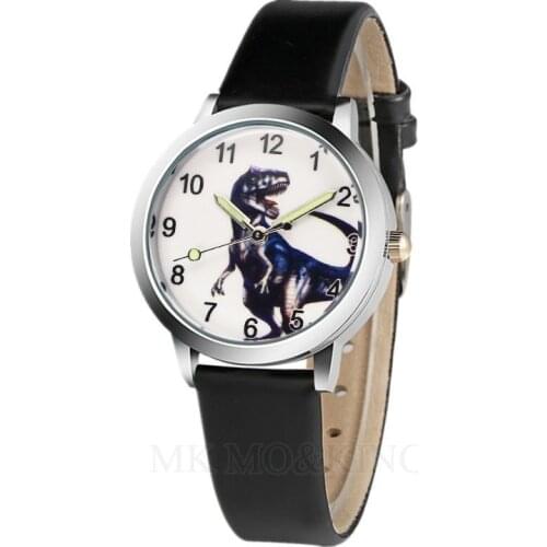 New Arrival High Quality Students Dinosaur Pattern Kids Girl Gift Watches Children Quartz Wristwatch Relogio Montres Kol Saati