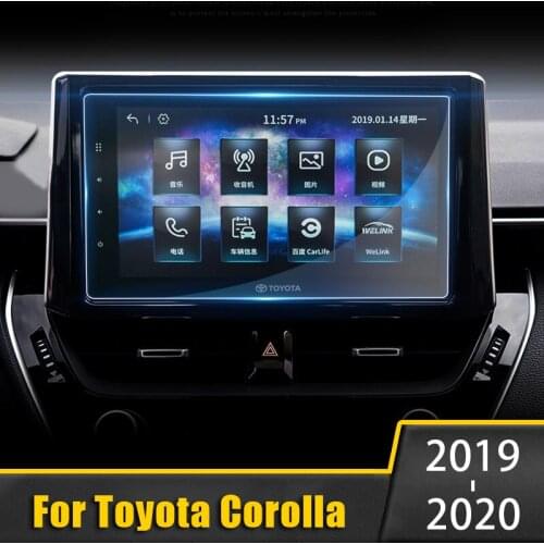 For Toyota Corolla E210 2019 2020 Tempered Glass Car Navigation Screen Protector Touch Display Screen Film Sticker Anti Scratch