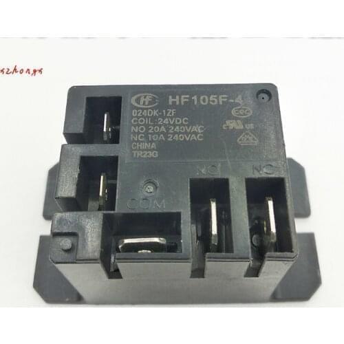 Hf105f-4-024dk-1zf 24VDC 5-pin 10a240vac relay