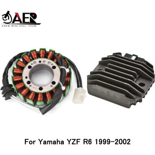 JAER Generator Stator Coil +12v Regulator Rectifier for Yamaha YZF R6 1999 2000 2001 2002