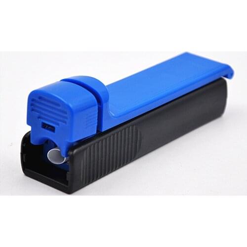 Classic Manual Single Tube Cigarette Injector Roller Rolling Tobacco Maker Machine Color Random