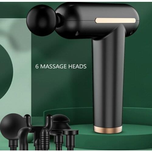 Massage Gun Muscle Deep Tissue Relaxation Fitness Equipment Head Neck Body Back Massager Electric Vibrator Percussion Fascia Gun