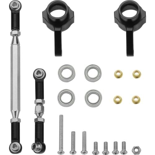 Metal Cup Turn Servo Steering Pull Rods for WPL C14 C24 C34 C44 B14 B1 B16 B24 B36 MN D90 D91 MN99S RC Car Upgrade Parts