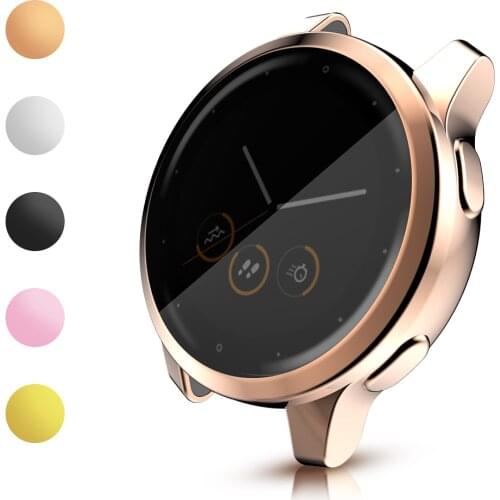 Soft Screen Protector Case for Garmin Venu 2 2S Vivoactive 4 4s Watch Cover 40mm 45mm TPU Bumper Scratch-resistant Sport Shell