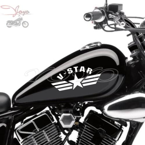 Star Wings Decals Stickers 0.1mm PVC Decal Sticker For Yamaha Vstar V-Star XV250 XVS650 XVS1300 XVS1100 Route 66