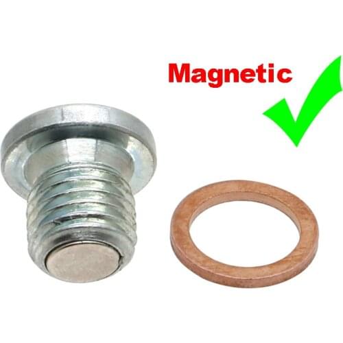 Crankcase Engine Oil Drain Plug and Washer for Polaris RZR 570 800 900 1000, Sportsman 570 600 700 800 850 1000, Ranger 570 700